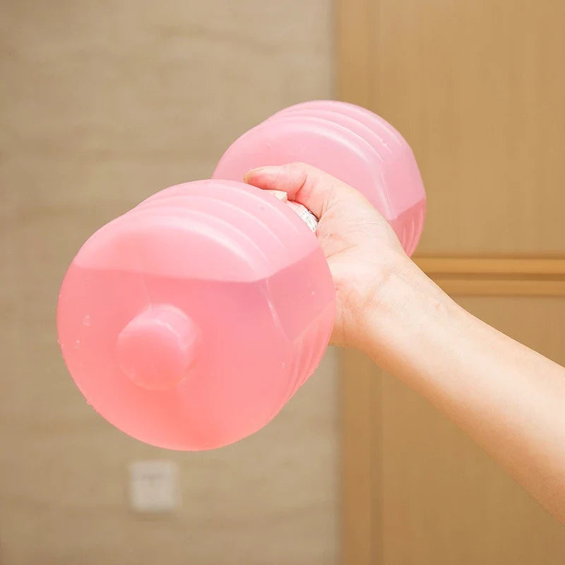 Get Fit with Our Water-Filled Plastic Fitness Dumbbells