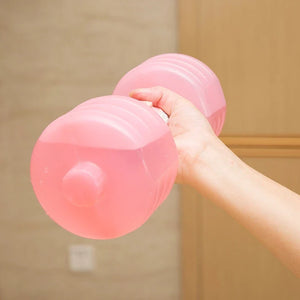 Get Fit with Our Water-Filled Plastic Fitness Dumbbells