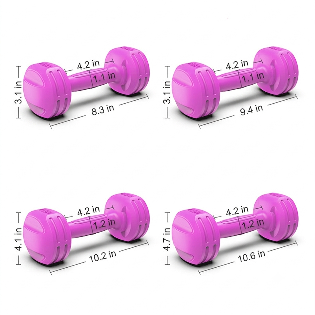 Home Fitness Dumbbell Pair