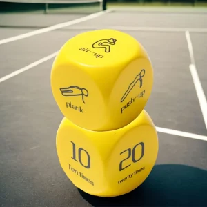 2Pcs Fitness Sports Workout Dice
